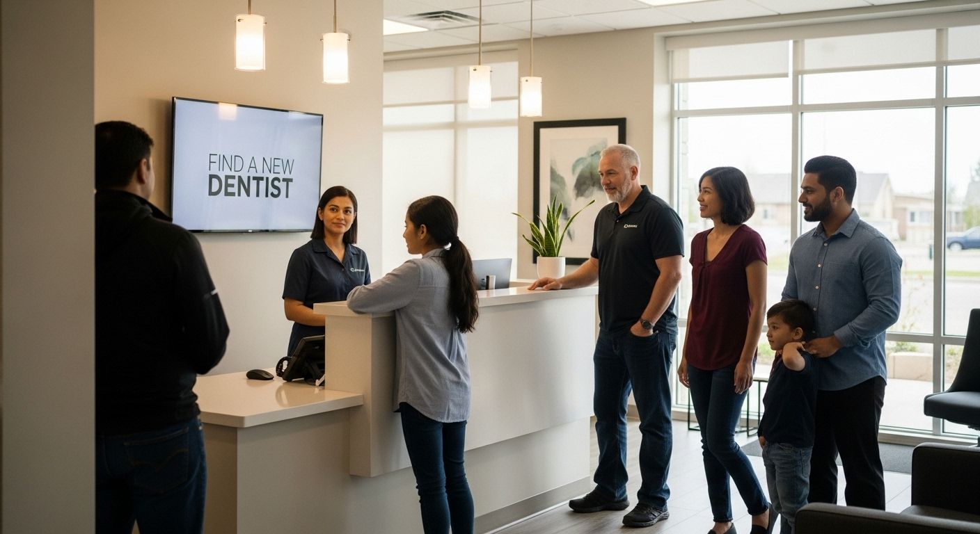 Edmonton dentist clinic reception