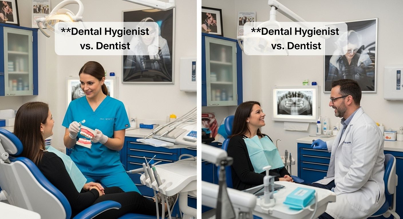 dental hygienist dentist comparison