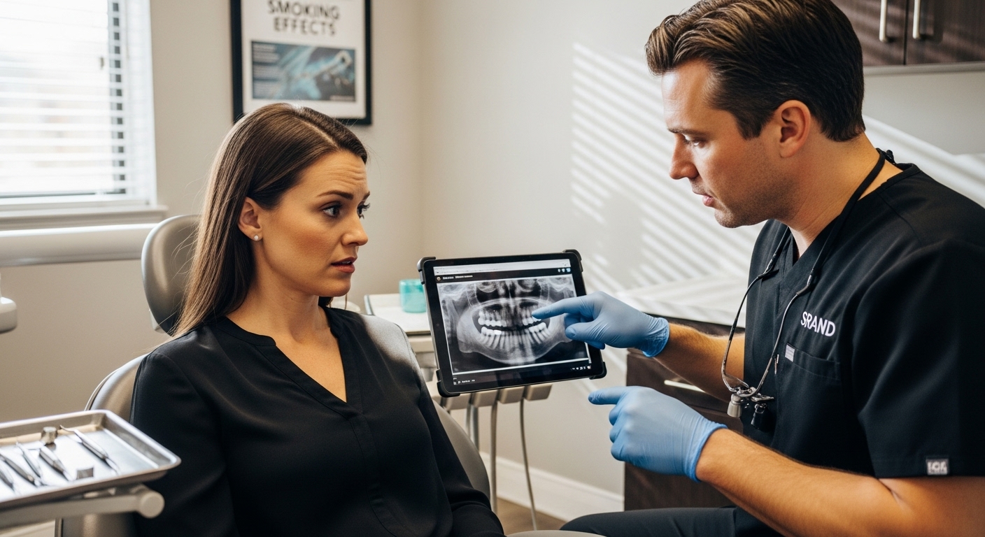 smoking gum disease exam
