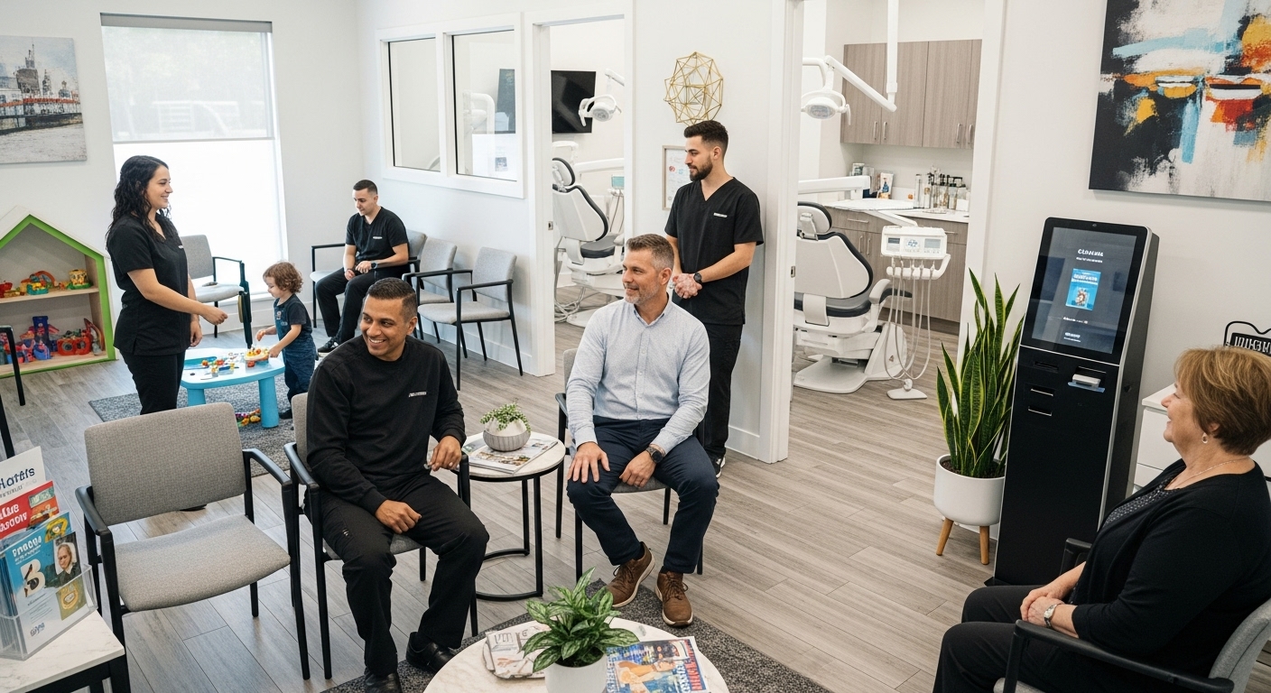 modern dental clinic amenities