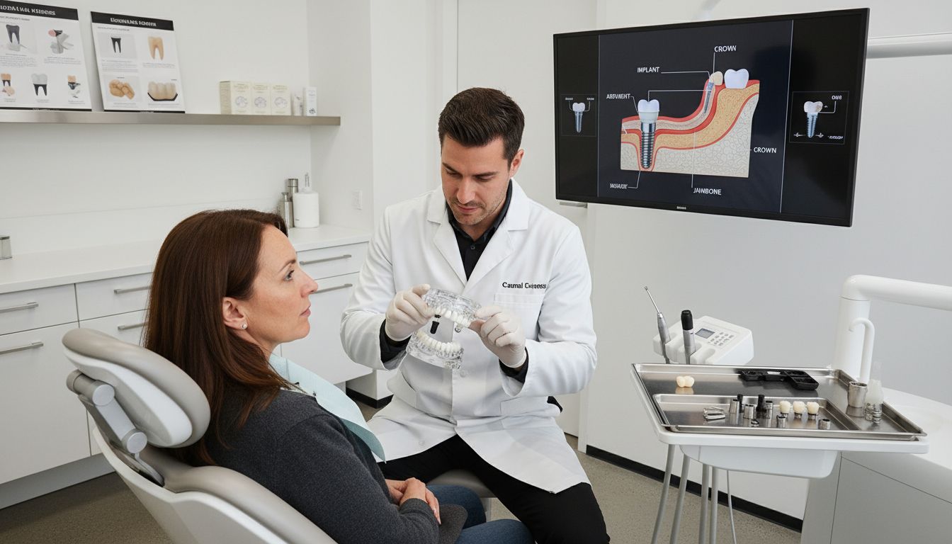 dental implant demonstration